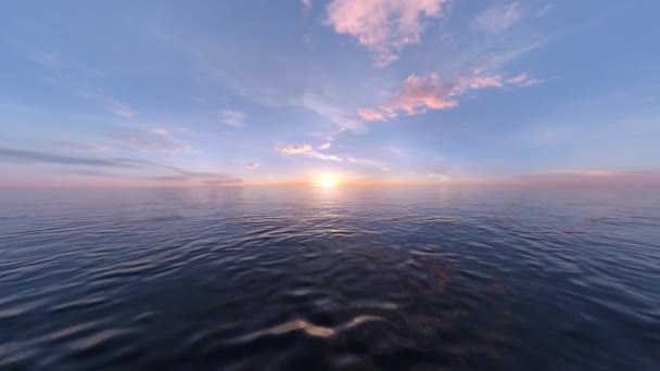 Візуалізація Вигляду Море — стокове відео