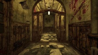 Terk edilmiş binanın 3B canlandırması