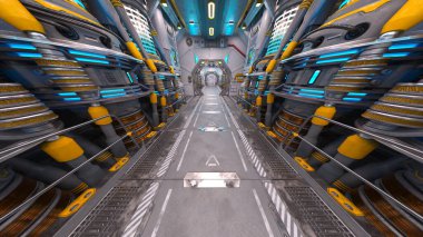 Fütürist binanın 3B görüntülemesi