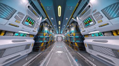 Fütürist binanın 3B görüntülemesi