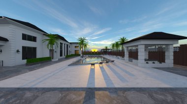 Büyük Konağın 3B canlandırması