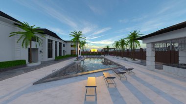 Büyük Konağın 3B canlandırması