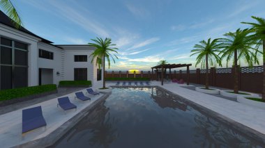 Büyük Konağın 3B canlandırması