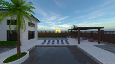 Büyük Konağın 3B canlandırması