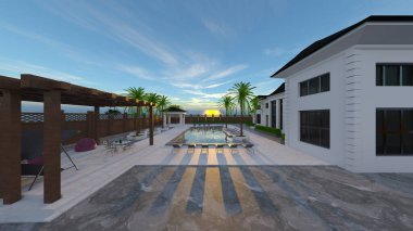 Büyük Konağın 3B canlandırması