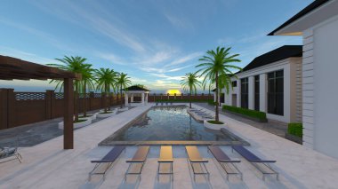 Büyük Konağın 3B canlandırması