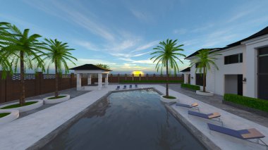 Büyük Konağın 3B canlandırması