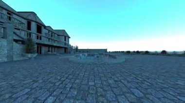 Büyük Konağın 3B canlandırması