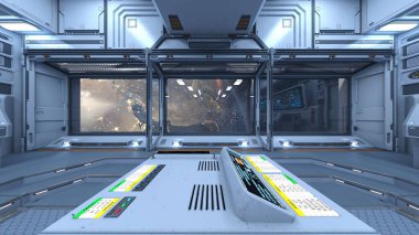 Fütürist binanın 3B görüntülemesi