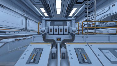 Fütürist binanın 3B görüntülemesi