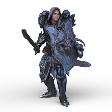 Şövalye Adam 'ın 3D canlandırması