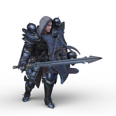 Şövalye Adam 'ın 3D canlandırması