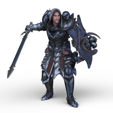 Şövalye Adam 'ın 3D canlandırması