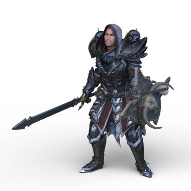 Şövalye Adam 'ın 3D canlandırması