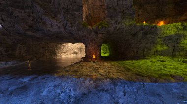 Mağarada 3D görüntüleme