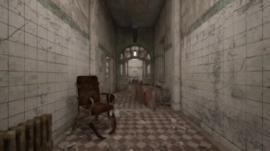 Terk edilmiş binanın 3B canlandırması