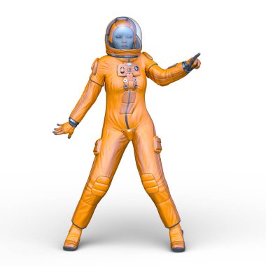 Uzay uzaylısının 3 boyutlu görüntülemesi 