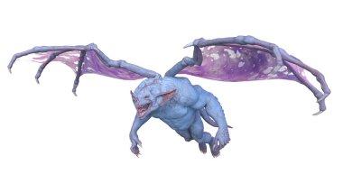 Uçan canavarın 3 boyutlu canlandırması