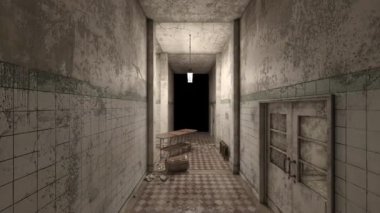 Terk edilmiş binanın 3B canlandırması