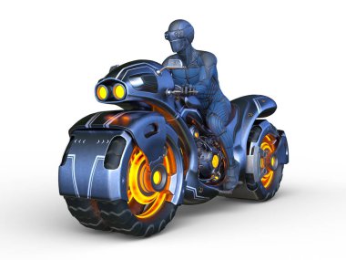 Hız bisikletinin 3B görüntülemesi