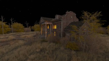 Korku Evi 'nin 3B canlandırması