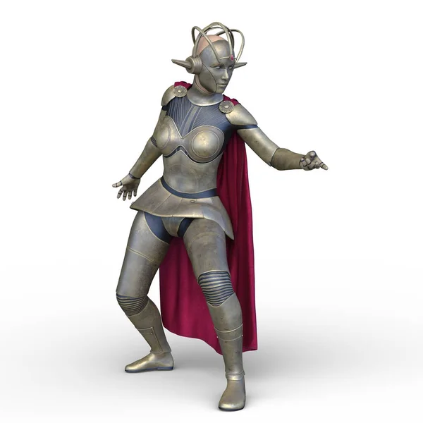 Rendering Woman Costume — Stock Photo, Image