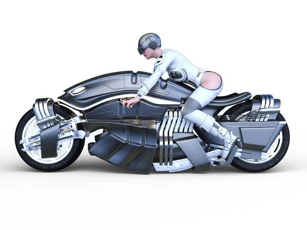 Rendering Von Sexy Rider — Stockfoto