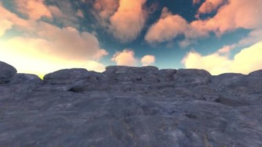 Rocky konumunun 3B CG yorumlaması
