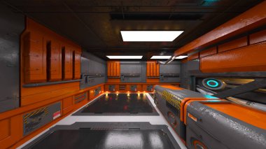 Fütürist binanın 3B görüntülemesi