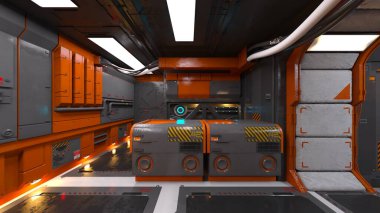 Fütürist binanın 3B görüntülemesi