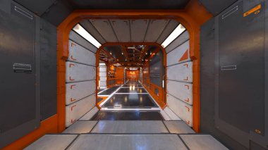 Fütürist binanın 3B görüntülemesi