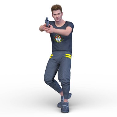 Cool Man 'in 3B canlandırması