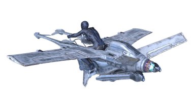 Uçan makinenin 3B görüntülemesi