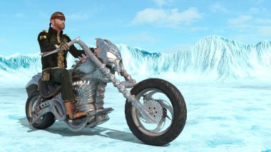 Hız bisikletinin 3B görüntülemesi