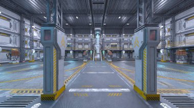 Fütürist binanın 3B görüntülemesi