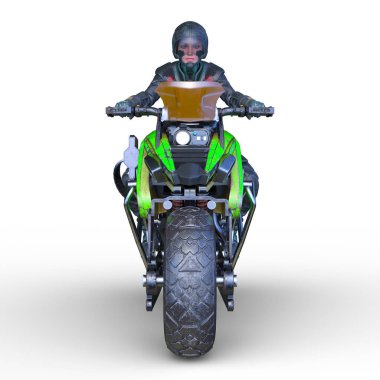 Hız bisikletinin 3B görüntülemesi