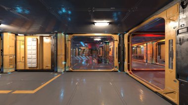 Fütürist binanın 3B görüntülemesi