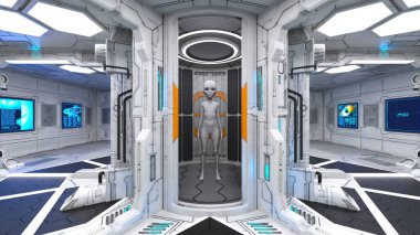 Fütürist binanın 3B görüntülemesi