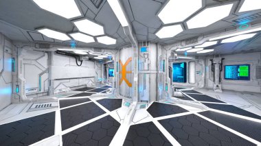 Fütürist binanın 3B görüntülemesi