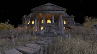 Büyük Konağın 3B canlandırması