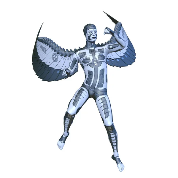 Rendering Wing Man — Stock Photo, Image