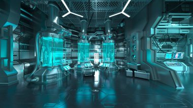 Fütürist binanın 3B görüntülemesi