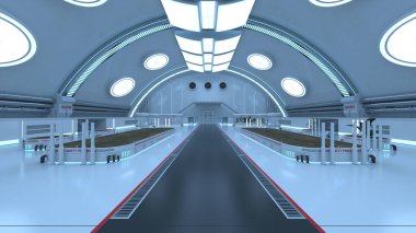 Fütürist binanın 3B görüntülemesi