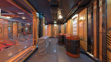 Fütürist binanın 3B görüntülemesi