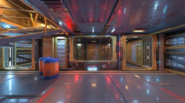 Fütürist binanın 3B görüntülemesi