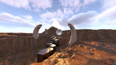 Eski Kalıntıların 3B canlandırması