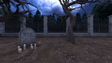 Fear Grave 'in 3 boyutlu canlandırması