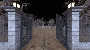 Fear Grave 'in 3 boyutlu canlandırması