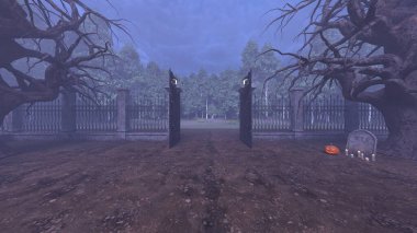 Fear Grave 'in 3 boyutlu canlandırması