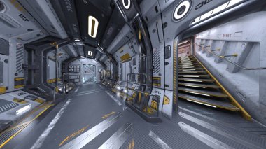 Fütürist binanın 3B görüntülemesi